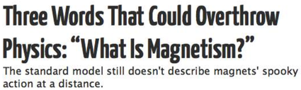 Screenshot about Magnetism